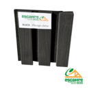Tasseaux décor int - 2400 x 600 x ép22mm - BLACK placage CHENE feutrine NOIRE